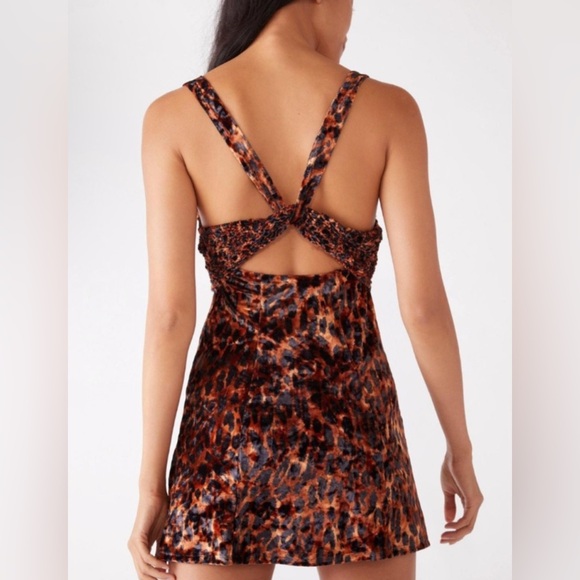 New Free People Virgo Moon Dress Size Medium in Night Combo - Picture 2 of 10